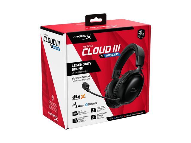 HyperX - Cloud III S Wireless Gaming Headset for PC, PS5, PS4, Nintendo Switch, Mac, and Mobile - Red/Black - image 4