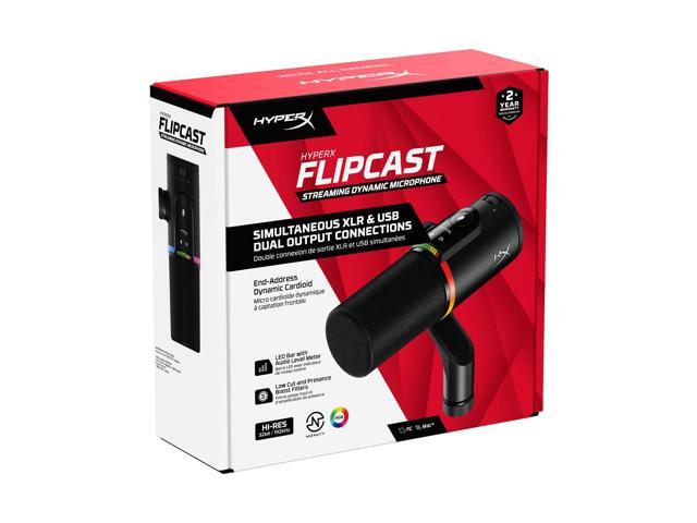 HyperX - FlipCast Wired Cardioid USB Dynamic Microphone - Black - image 4