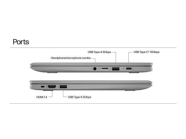 HP Chromebook Laptop Computer 14' HD Intel Celeron 4 GB memory;64 GB eMMC