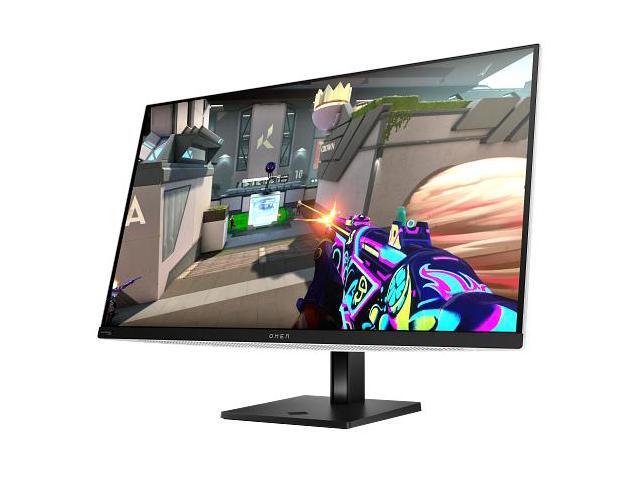 HP OMEN - Transcend 31.5" QD-OLED 4K UHD 240Hz G-SYNC Compatible Gaming Monitor with Adjustable Height - Black/White - image 8