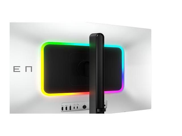 HP OMEN - Transcend 31.5" QD-OLED 4K UHD 240Hz G-SYNC Compatible Gaming Monitor with Adjustable Height - Black/White - image 10