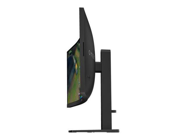 HP OMEN - 34" VA Curved WQHD 180Hz AMD FreeSync Premium Gaming Monitor with Adjustable Height (DisplayPort, HDMI) - Black - image 11