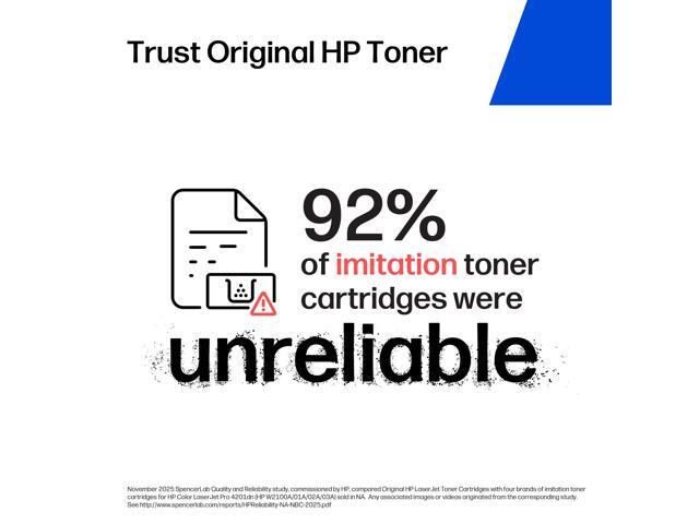 HP 210A Black Original LaserJet Toner Cartridge, ~ 2,000 pages, W2100A