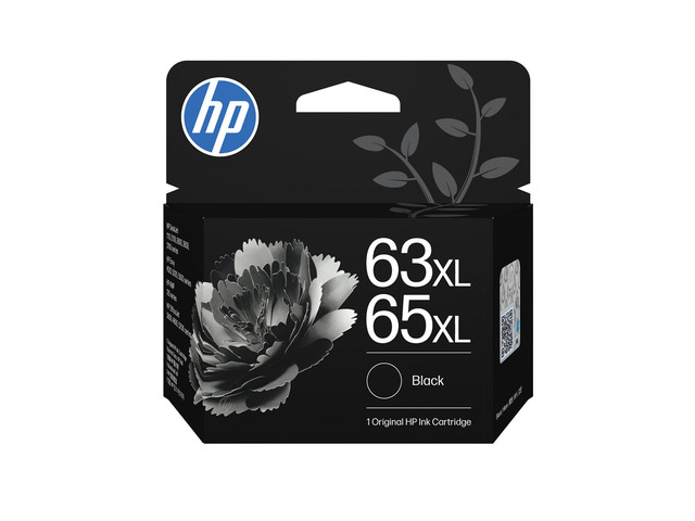 HP 63/65 Tri-color/XL High Yield Black Original Ink Cartridge Combo 2 Pack, ~300