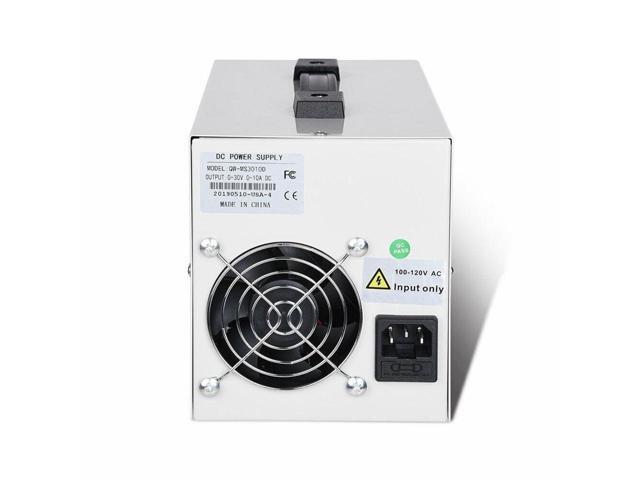 30V 10A Adjustable DC Power Supply Precision Variable Dual Digital Lab Test 110V
