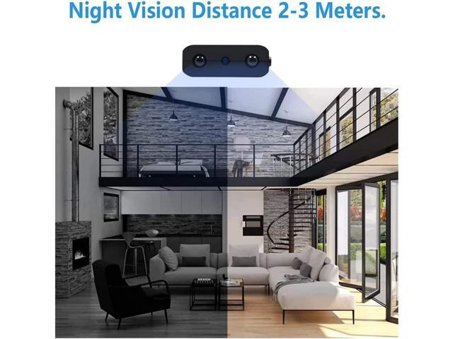 Small Wireless WiFi Camera Hidden Spy Security Cameras,Mini Nanny Cam Smart Home Cams Pet Dog Camera Indoor Outdoor Baby Camera 1080P Remote...