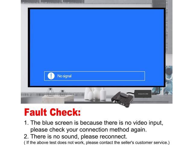 Y. D.F N64 to HDMI Converter Adapter Support 16:9/4:3 Conversion, HDMI Link Cable for N64 /SNES/NGC/SFCPlug and Play