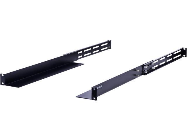 1U 4-Post Server Rack Rail, 20.2-32 Inch Adjustable Depth - 110lbs Capacity