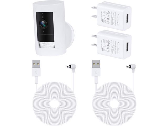 2Pack Power Adapter for Stick Up Cam Battery(3rd Gen), with 30ft/9m Weatherproof Outdoor Cable Continuously Charge Your Camera, No Need to Change...