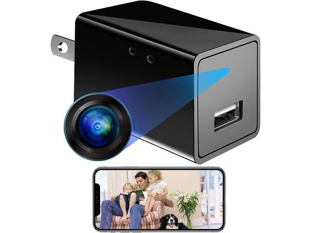 1080P WiFi Hidden Spy Camera USB Charger Wireless Mini Nanny Camera Home Security Surveillance Small HD Monitoring Camera with Motion Detection...