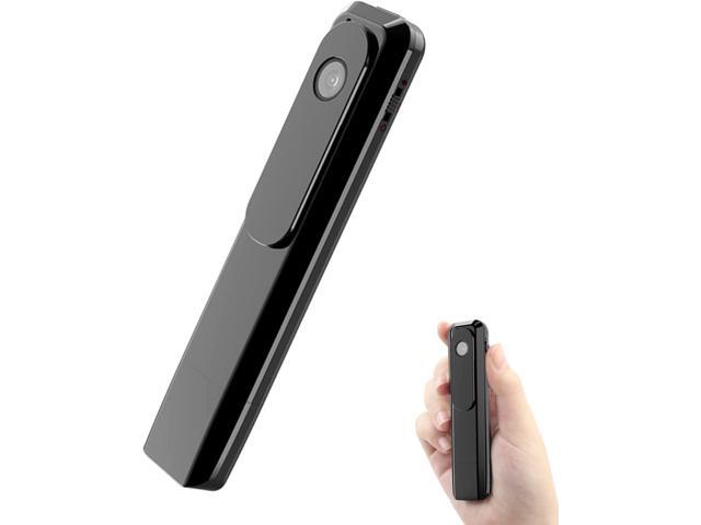HD 1080P Wearable Body Mounted Hidden Spy Camera, Mini Pocket Video Recorder USB with Auto Night Vision Loop Recording, Portable Police Body Camera...