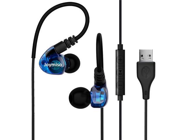 USB Earbuds with Microphone for PC Laptop, 6.5Ft Long Cord Wired USB Headphones Headset for Computer Desktop MacBook PS4 PS5 Work Calls Gaming,...