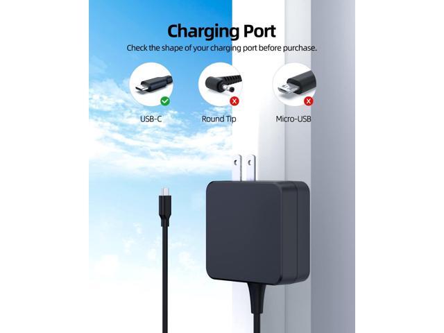 45W Charger Fit for Asus Chromebook ADP-45EW B, C302 C302C C302CA C204E C204M C403N C101P C213N C213S C214M Q325U CT100P Zenbook Flip Tablet Laptop...