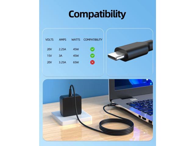 45W Charger Fit for Asus Chromebook ADP-45EW B, C302 C302C C302CA C204E C204M C403N C101P C213N C213S C214M Q325U CT100P Zenbook Flip Tablet Laptop...