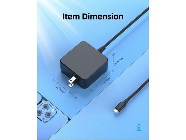 45W Charger Fit for Asus Chromebook ADP-45EW B, C302 C302C C302CA C204E C204M C403N C101P C213N C213S C214M Q325U CT100P Zenbook Flip Tablet Laptop...