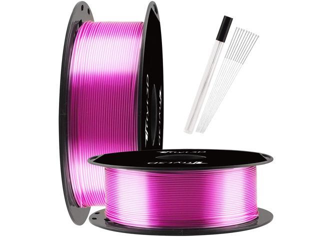 TTYT3D Silk Shine Purple 3D Printer PLA Filament, 1.75mm 3D Printing Material Widely Compatible for FDM 3D Printer, 1KG 2.2LBS Silk Purple PLA. photo