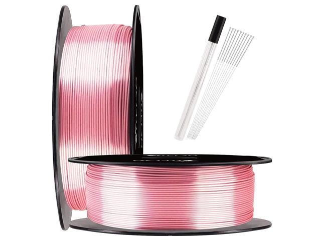 TTYT3D Silk Shine Rose Gold 3D Printer PLA Filament, 1.75mm 1kg 2.2lbs Spool 3D Printing Material Widely Compatible for FDM 3D Printer, Pack with. photo