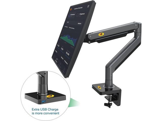 NB North Bayou Monitor Arm Full Motion Swivel Monitor Mount with Gas Spring for 22''-40'' Monitors with Load Capacity from 4.4 to 33lbs Height...