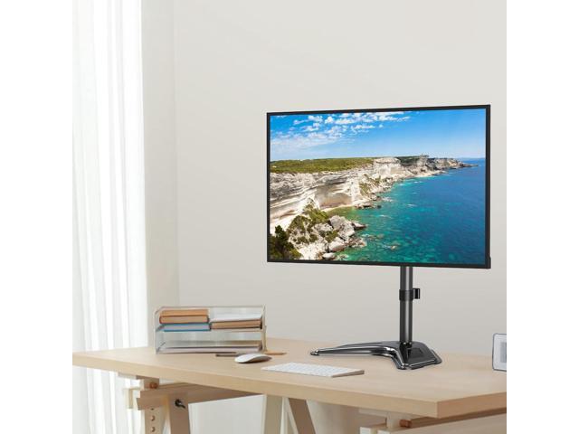 MOUNT PRO Single Monitor Stands Fits 13-32 inch/17.6 lbs Screen, Free-Standing Computer Monitor Mount, Monitor Desk Stand with Adjustable...