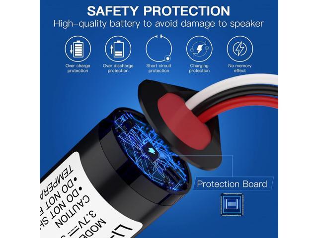 Kratax 3500mAh Rechargeable Replacement Battery for Harman Kardon Onyx Studio 1/2/3/4 Wireless Bluetooth Speaker, Real Capacity, Same Quality as...