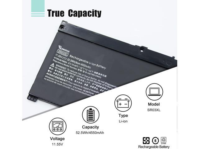 SR03XL SR04XL L08855-855 Laptop Battery for Hp Pavilion 15-CX 15-cx0xxx 15-cx0058wm 15-cx0056wm Envy X360 15-CN 15-CP 17-BW Series L08934-2C1...