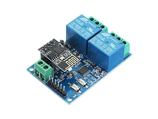 3pcs 5V ESP8266 Dual WiFi Relay Module Internet Of Things Smart Home Mobile APP Remote Switch