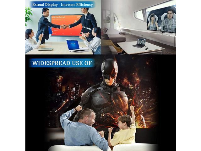 USB 3.0 to HDMI Adapter, 1080P Multi-Display Video Converter for Laptop PC Desktop to Monitor Projector TV.