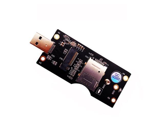 NGFF M.2 Key B to USB 3.0 Adapter Riser Card Converter for Desktop PC Laptop Black