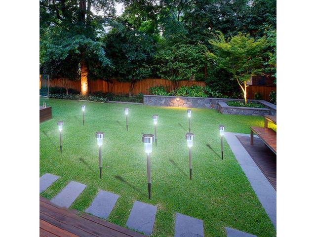 Photos - Floodlight / Street Light 24 Pack Outdoor Solar Powered LED Light Stainless steel Lawn Patio Pathway