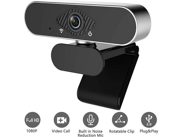 EDTREE 1080P Webcam PC Laptop Desktop USB Web Camera with Microphone for Windows Mac OS