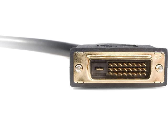 1ft DVI Splitter Cable - M / F - DVI-D to 2x DVI-D Dual Video Splitter for Your Split Screen Computer Monitor (DVISPL1DD)