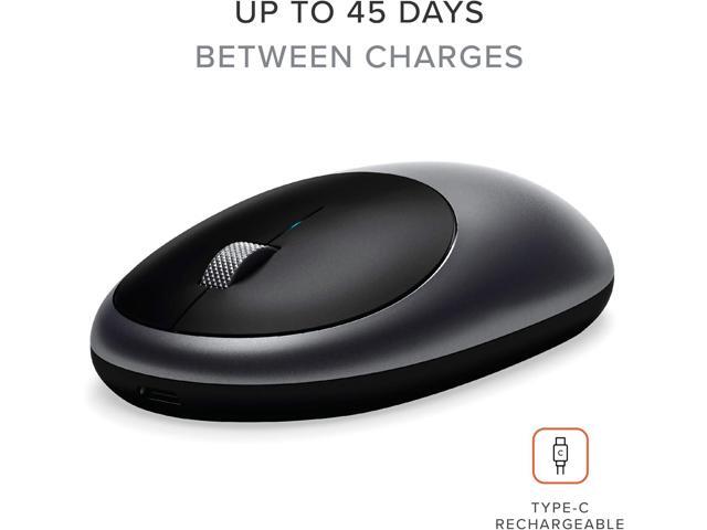 Satechi M1 Wireless Bluetooth Mouse, USB-C Rechargeable, Compact & Portable, for Mac/Windows, Compatible with M4/M3/M2 MacBook, Pro, Air/iMac/iPad...