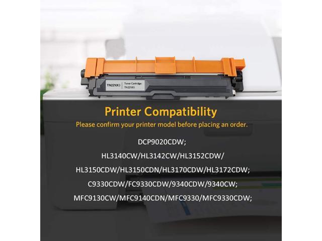 V4INK 4 Pack New Replacement for Brother TN221 TN225 TN-221 TN-225 MFC-9130CW MFC 9130CW 9330CDW Toner Cartridge for HL-3170CDW HL 3170CDW 3140CW...