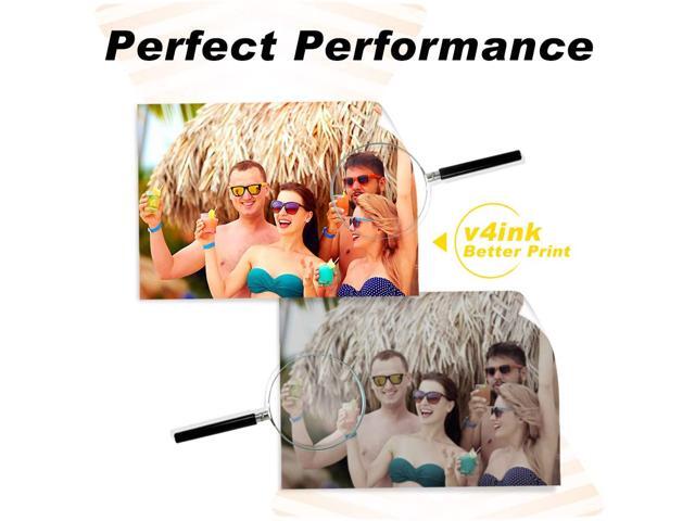V4INK Compatible Toner Cartridge Replacement for Dell 1250 (KCMY, 4-Pack), for use in Dell 1250c Dell 1350cnw Dell 1355cn 1355cnw c1760nw c1765nf...