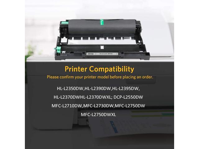 v4ink 1PK DR730 DR-730 730 Compatible Drum Unit (NOT Toner) for Brother HL-L2350DW HL-L2390DW HL-L2395DW HL-L2370DW XL DCP-L2550DW MFC-L2710DW...