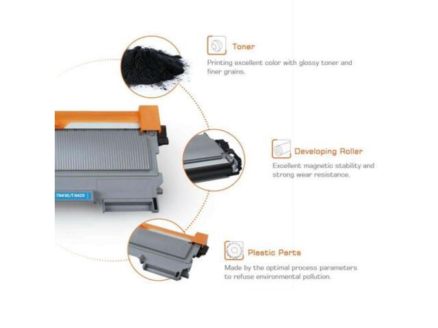4PK TN450 450 Compatible Toner Cartridge High Yield For Brother DCP-7055; DCP-7057; DCP-7060D; DCP-7065DN; DCP-7070DW; HL-2130; HL-2135W; HL-2132;...