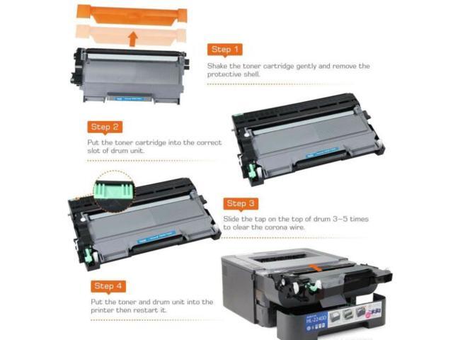 4PK TN450 450 Compatible Toner Cartridge High Yield For Brother DCP-7055; DCP-7057; DCP-7060D; DCP-7065DN; DCP-7070DW; HL-2130; HL-2135W; HL-2132;...