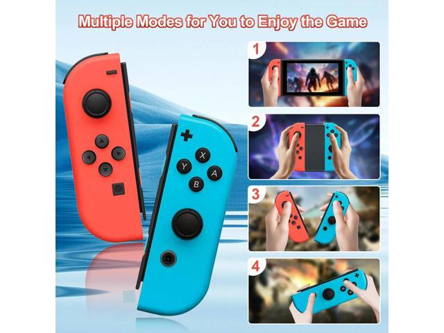 Switch Controller for Nintendo Switch, Switch Remote Control Supports Dual Vibration/Motion Control/Screenshot/Wake-up Blue + Red