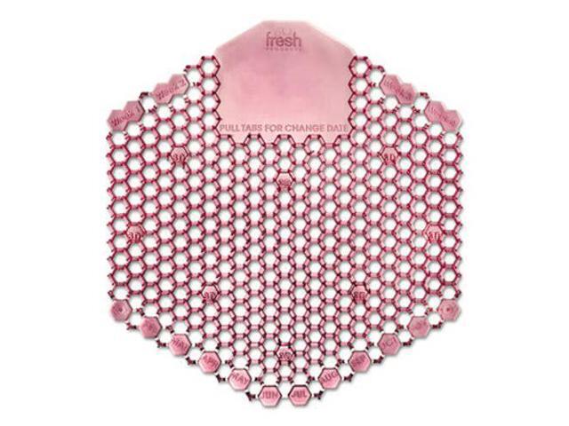 Fresh Products 2WDS60SAP Wave 2.0 Urinal Deodorizer Screen, Red, Spiced Apple Fragrance, 10 Screens-Box