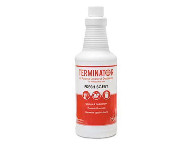 Fresh Products 1232TNCT Terminator Deodorizer All-Purpose Cleaner, 32oz Bottles, 12/Carton, 1 Carton