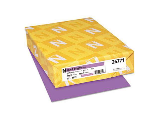 NEENAH PAPER Exact Brights Paper 8 1/2 x 11 Bright Purple 50lb 500 Sheets 26771