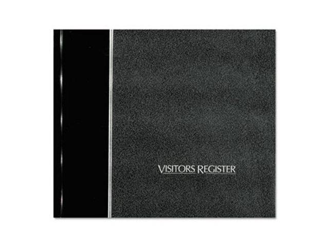 National Visitor Register Book Black Hardcover 128 Pages 8 1/2 x 9 7/8 57802