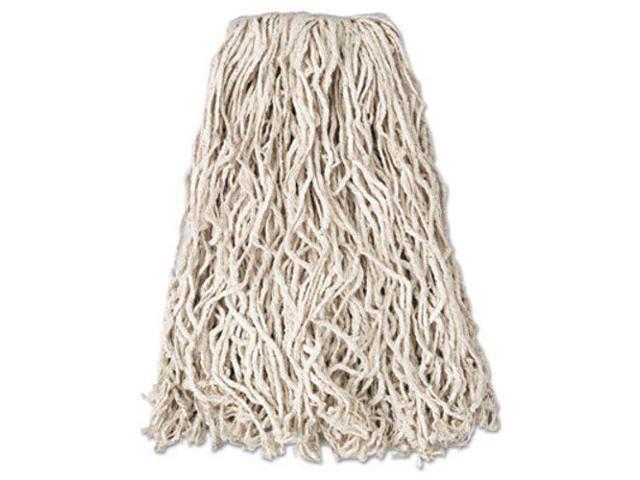 Rubbermaid V117 Economy White Cotton Mop Heads, Cut-End, 12 Mops (RCPV11700WH00)