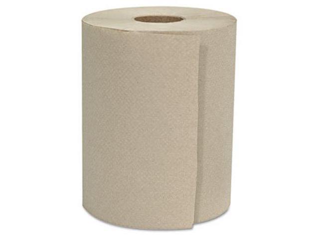 GEN Hardwound Roll Towels 1-Ply Natural 8' x 600 ft 12 Rolls/Carton HWTKRFT