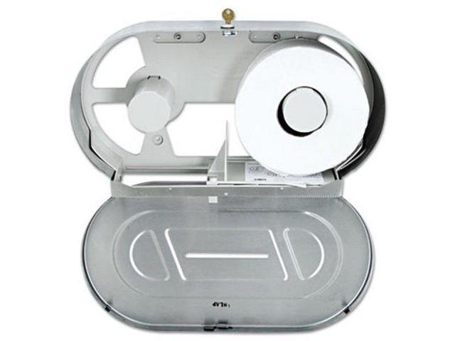 Bobrick Toilet Tissue 2 Roll Dispenser Stainless Steel Jumbo 2892
