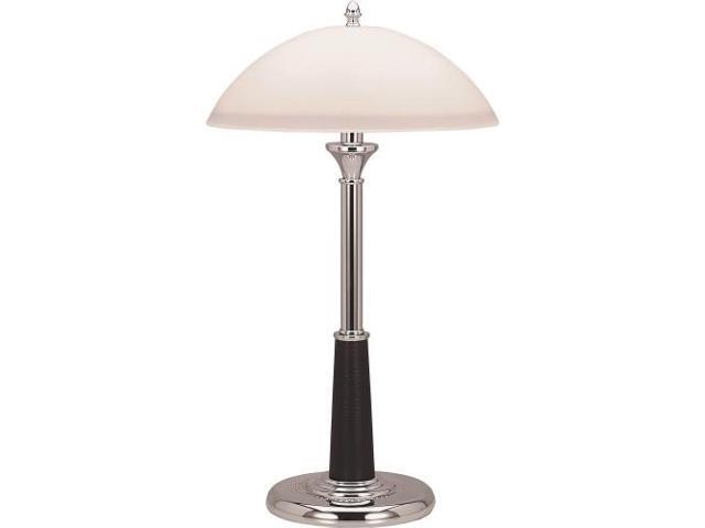 Lorell Desk Lamp Glass Shade 10-Watt CFL 7-3/4'Wx7-3/4'Lx24'H CE 99956