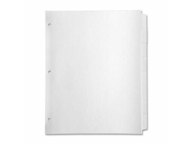 Business Source Plain Tab Indexes 9/32' Holes 3HP 8Tab 24 Sets/BX WE 36684