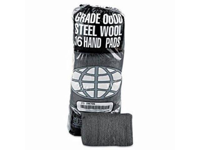 Gmt Industrial-Quality Steel Wool Hand Pad #0000 Super Fine 16/Pack 192/Carton 117000