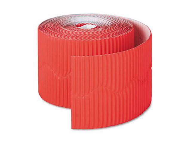 Pacon Bordette Decorative Border, 2 1/4' X 50' Roll, Flame Red 37036