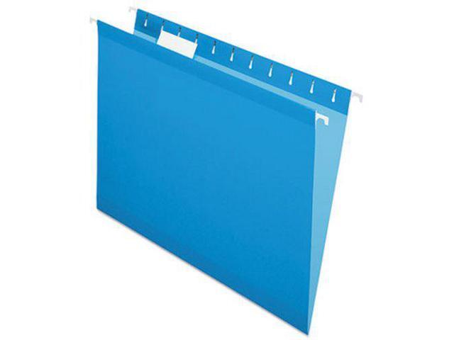 Pendaflex Reinforced Hanging Folders 1/5 Tab Letter Blue 25/Box 415215BLU